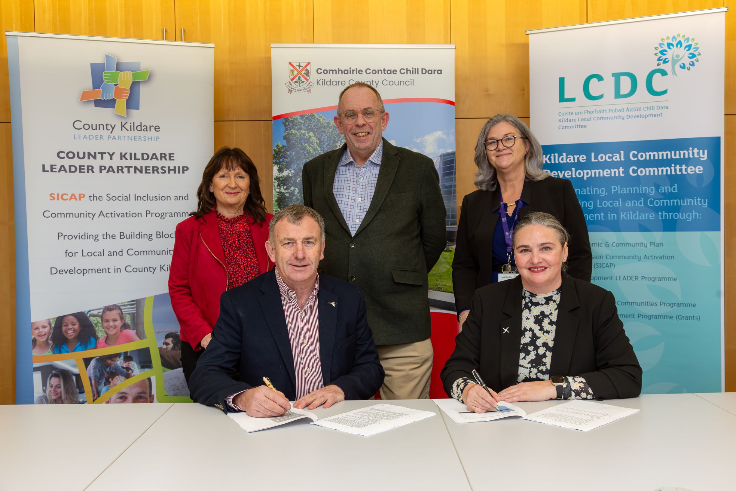 Image for Kildare LCDC signs new contracts with County Kildare LEADER Partnership